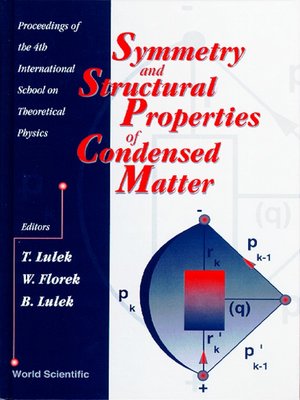cover image of Symmetry and Structural Properties of Condensed Matter--Proceedings of the 4th International School On Theoretical Physics